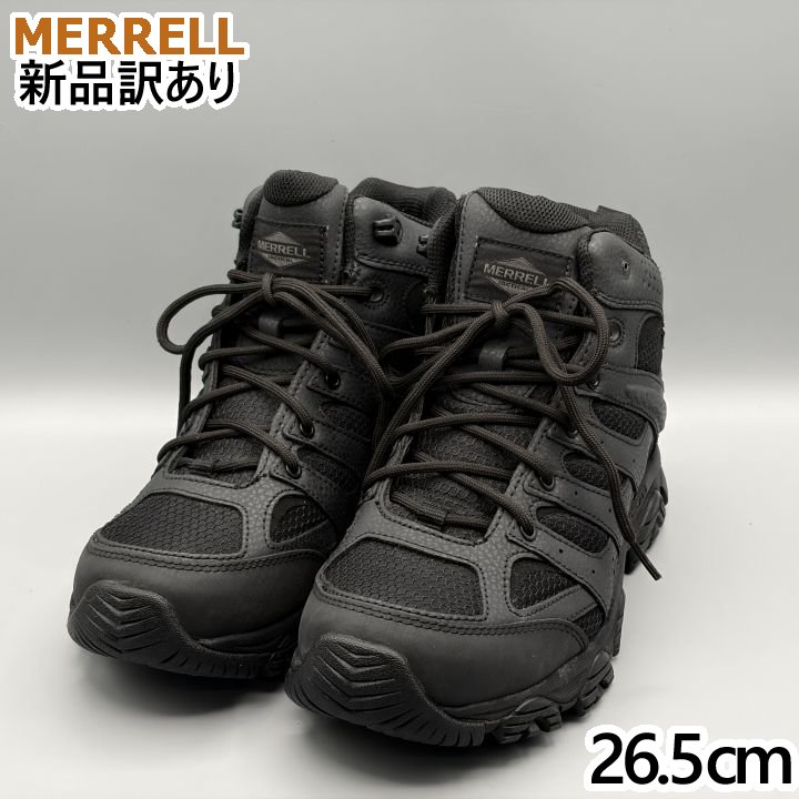 MERRELL トレッキングシューズ US8.5/JP26.5cm モアブ 3 タクティカル ミッド ウォータープルーフ メンズ/男性用 003911 004111 004113 8.5m (mr033)