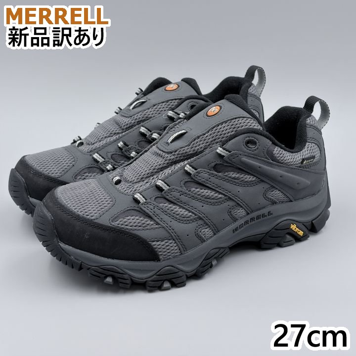 Rakuten - MERRELL モアブ 3 シンセティック ゴアテック ワイド グラナイト JP27.0cm スリッポンスニーカー J500243W メレル (mr064)