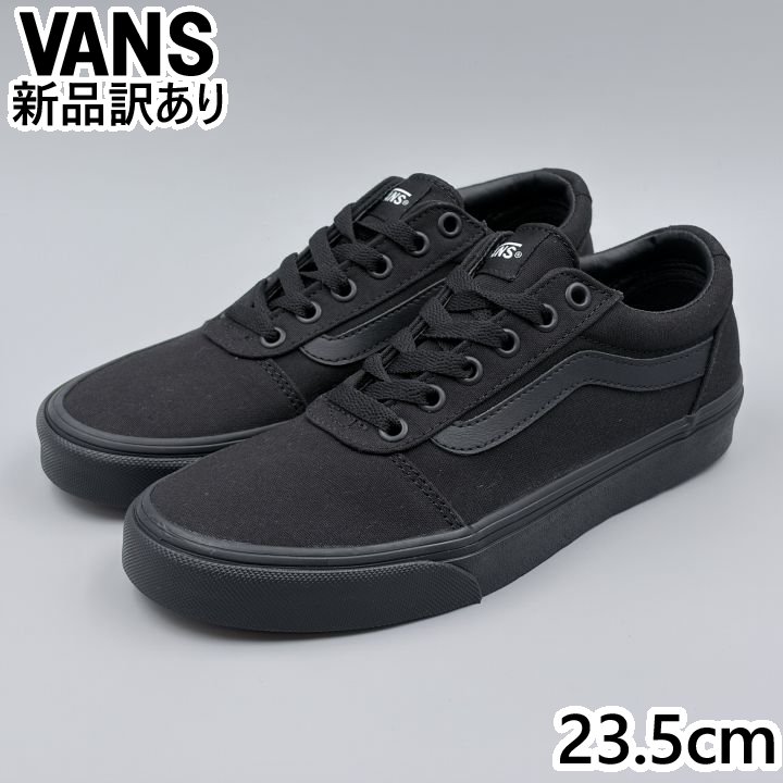 VANS ワード ブラック USA5.5/23.5cm スニーカー VN0A38DM186 ヴァンズ (vn037)