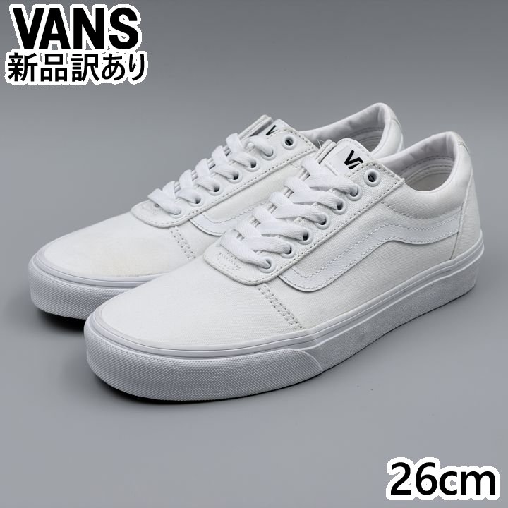Rakuten - VANS ワード ホワイト USA8/26.0cm スニーカー VN0A38DM7HN ヴァンズ (vn051)
