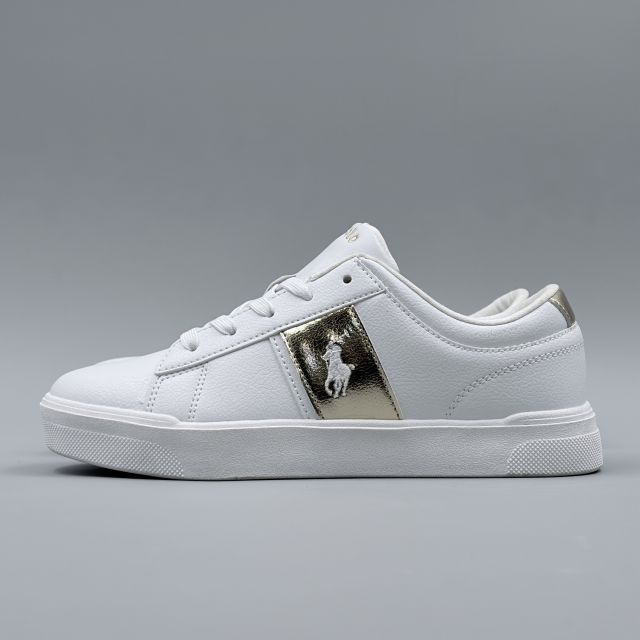 POLO RALPH LAUREN FRAZIER ホワイト JP24.5cm スニーカー RL02445101 ポロ ラルフ...