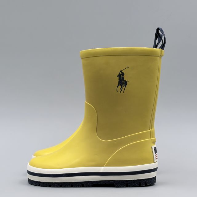 POLO RALPH LAUREN KELSO RAIN BOOT イエロー JP15.5cm レインシューズ RF102034T ...