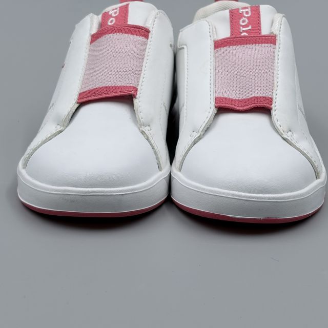 POLO RALPH LAUREN HERITAGE COURT2 SLIPON ホワイト JP20.3cm スニーカー RF10411...