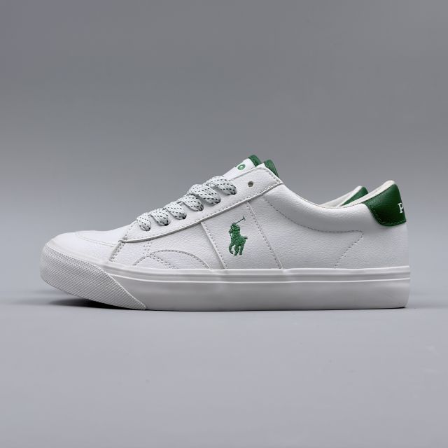 POLO RALPH LAUREN RYLEY ホワイト JP24.5cm スニーカー RL00564100 ポロ ラルフロ...