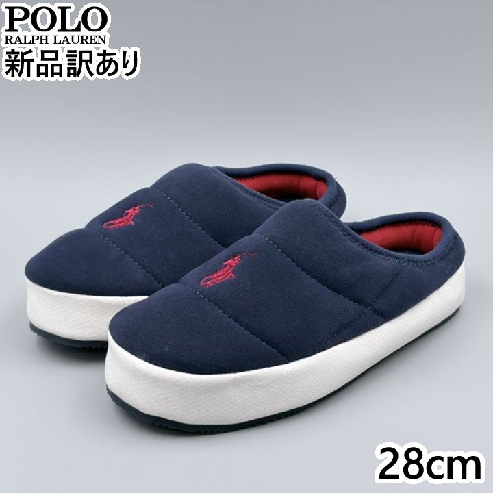 POLO RALPH LAUREN MAXSON MULE JP28.0cm サンダル SMF5303BRL-NVY ポロ ラルフローレン (rl058)