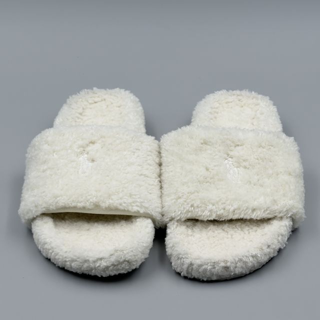 POLO RALPH LAUREN ELENORE SLIDE クリーム JP24.0cm サンダル FLF5313ARL-CRM ポ...