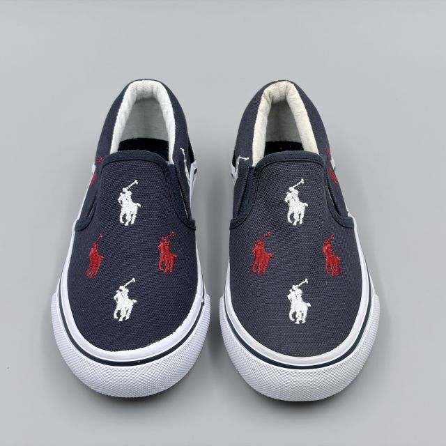 POLO RALPH LAUREN KEATON SLIPON ネイビー JP18.5cm スニーカー RF103402 ポロ ラ...