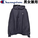 チャンピオン リバースウィーブ プルオーバー フーディー メンズ レディース CHAMPION REVERSE WEAVE PULLOVER HOODIE YO6145 GF68 男性用兼女性用 パーカー ネイビー (01-20740040)