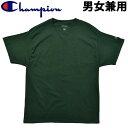 チャンピオン アダルト 6oz 半袖Tシャツ 米国基準サイズ 男性用兼女性用 CHAMPION ADULT 6oz SHORT SLEEVE TEE T425 メンズ レディース 半袖Tシャツ ダークグリーン (01-20740507)