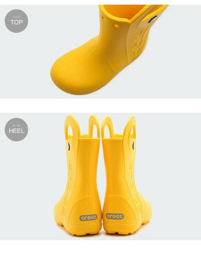 クロックス ハンドル イット レインブーツ 子供用 CROCS HANDLE IT RAIN BOOT 12803 キッズ＆ジュニア レインシューズ (1239-0151)