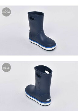 クロックス クロックバンド レインブーツ 子供用 CROCS CROCBAND RAIN BOOT 205827 キッズ＆ジュニア レインシューズ ピンクレモネードxラベンダー (01-12397613)