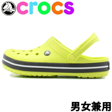 クロックス クロックバンド 男性用兼女性用 CROCS CROCBAND 11016 メンズ レディース クロッグサンダル シトラスxグレー (01-12392776)