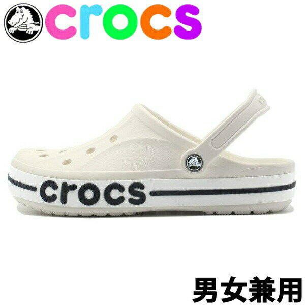 クロックス メンズ レディース バヤバンド CROCS BAYA BAND 205089 男性用 女性用 サンダル ホワイトxネイビー (01-12393252)