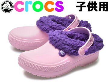 クロックス ブリッツェン 3 キッズ 子供用 CROCS BLITZEN III KIDS 204655 キッズ サンダル BピンクxUバイオレット(01-12397221)