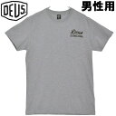 デウス エクス マキナ ヴェネツィア アドレス Tシャツ メンズ DEUS EX MACHINA VENICE ADDRESS TEE T-DMS41065A 男性用 半袖Tシャツ グレー (01-25850475)