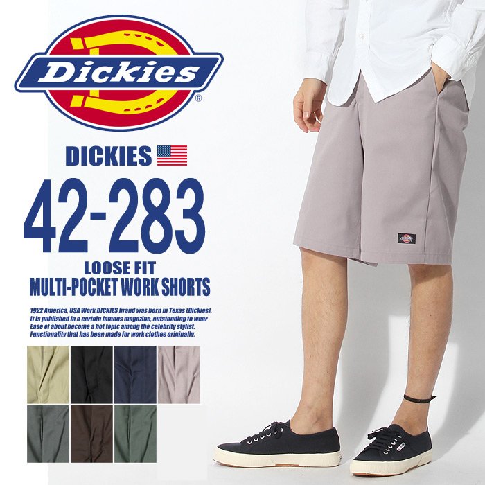 ディッキーズ マルチポケットワークショーツ DICKIES 42283 MULTI POCKET WORK SHORTS ハーフパンツ 訳あり新品(dk-42283)