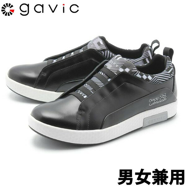 Rakuten - ガビックライフスタイル シータ メンズ レディース GAVIC LIFE STYLE SITA GVC007 男性用兼女性用 スリッポンスニーカー ブラックN (01-18330076)