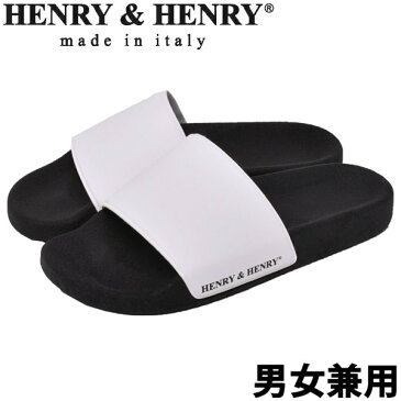 ヘンリーヘンリー サンダル ヘンリー 180 メンズ レディース HENRY＆HENRY HENRY180 男性用兼女性用 シャワーサンダル ホワイトxブラック (01-11753202)
