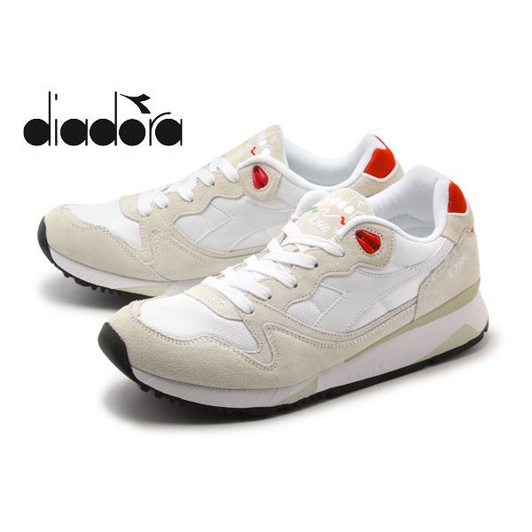 訳あり品 ディアドラ V7000 NYL2 スニーカー 26.0cm UK7.5 ホワイト C0823 男性用兼女性用 DIADORA V7000 NYL2 (dd022)