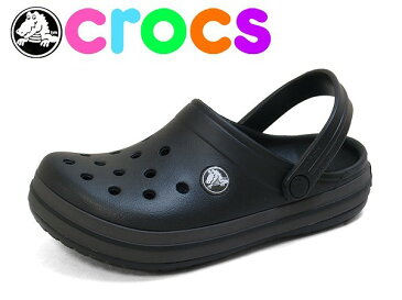 訳あり品 クロックス クロックバンドキッズ 子供用 ブラック×グラファイト 15.5cm8-9 CROCS CROCBAND KIDS キッズ カジュアル サンダル クロッグ 夏物 くろっくす(cr2239)