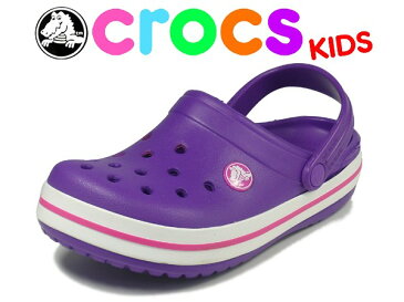 訳あり品 クロックス クロックバンドキッズ 子供用 N.パープル×N.マゼンタ 13.0cm4-5 CROCS CROCBAND KIDS キッズ カジュアル サンダル クロッグ 夏物 くろっくす(cr2277)