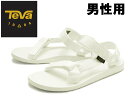 訳あり品 テバ オリジナル ユニバーサル 1004006 男性用 ブライトホワイト 25.0cm US7.0 TEVA ORIGINAL UNIVERSAL BRIGHT WHITE (tv017)