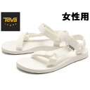 訳あり品 テバ オリジナル ユニバーサル サンダル 1003987 女性用 ブライトホワイト 24.0cm US7.0 TEVA ORIGINAL UNIVERSAL BRIGHT WHITE (tv028)