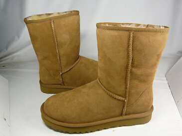 訳あり品 アグ クラシック ショート 24.0cm US7.0 チェスナット 5825 1016223 女性用 UGG AUSTRALIA CLASSIC SHORT (ug747)