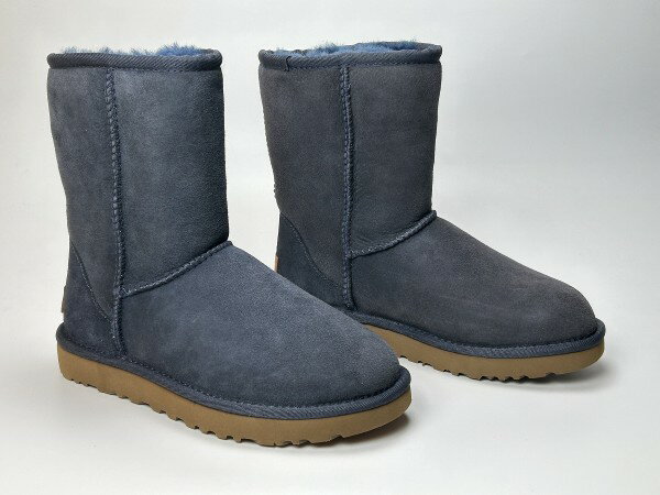 訳あり品 アグ クラシック ショート 2 22.0cm US5.0 ネイビー 1016223 女性用 UGG W CLASSIC SHORT II (ug1240)