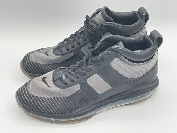 訳あり品 NIKE ナイキ スニーカー レブロン X ジョンエリオット アイコンQS 27.0cm ブラック×ガムライトブラウン AQ0114 男性用 並行輸入...