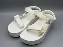 訳あり品 テバ フラットフォーム ユニバーサル 22.0cm US5.0 ホワイト 女性用 TEVA FLATFORM UNIVERSAL (tv467)
