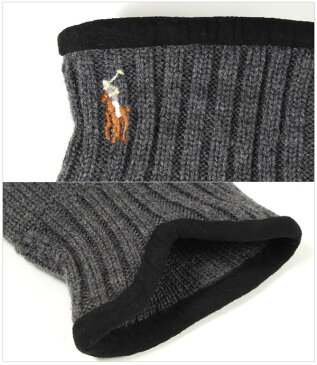 ポロ ラルフローレン CLASSIC LUX MERINO GLOVE 海外BOYSモデル 男性用兼女性用 POLO RALPH LAUREN手袋 グローブ ポロブラック(01-21238520)