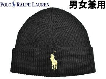 ポロ ラルフローレン ビッグポニー ニットキャップ 男性用兼女性用 POLO RALPH LAUREN PC0470 メンズ レディース 帽子 ブラック (01-21230528)