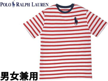 ポロ ラルフローレン ビッグポニー マルチボーダー 半袖Tシャツ 男性用兼女性用 POLO RALPH LAUREN 323738532 メンズ レディース 半袖Tシャツ レッドマルチ (01-21234501)