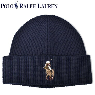 ポロ ラルフローレン ポロベア ニットキャップ 男性用兼女性用 POLO RALPH LAUREN PC0812 メンズ レディース 帽子 ネイビー (01-21235201)