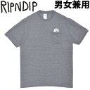 リップンディップ LORD NERMAL POCKET TEE メンズ レディース RIPNDIP 男性用兼女性用 半袖Tシャツ ヘザーグレー (01-23650027)