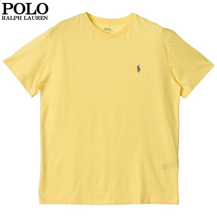 ポロ ラルフローレン ワンポイント 半袖Tシャツ イエロー POLO RALPH LAUREN 710624699030 メンズ レディース 訳あり新品 (rl-yellow)