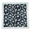 マリメッコ スカーフ MARIMEKKO マリメッコ 91657 970 スカーフ Astrilli Mini Unikko Scarf BLACK/ブラックxTURQUOISE/ターコイズ(970)