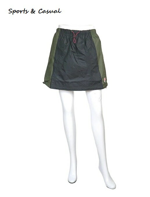 大人気スポーツブランド ウーブンスカート ミニスカート（L）ブラック