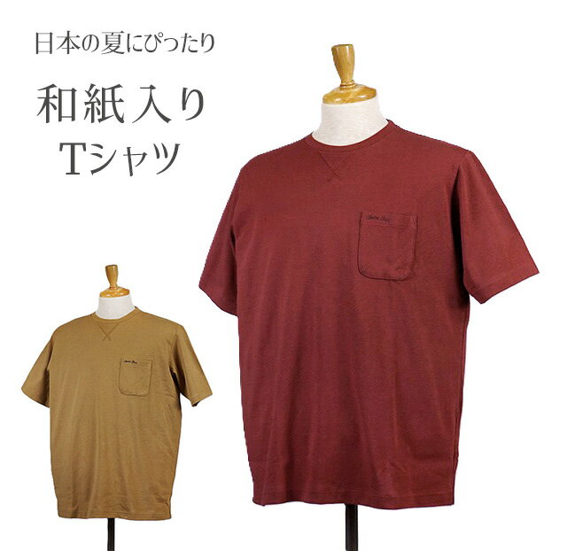 jnt　和紙のような肌触り　大人のシャツ　作家さん 和紙天竺 Tシャツ（0742TK06） | COMME CA MEN (Men) /コムサ