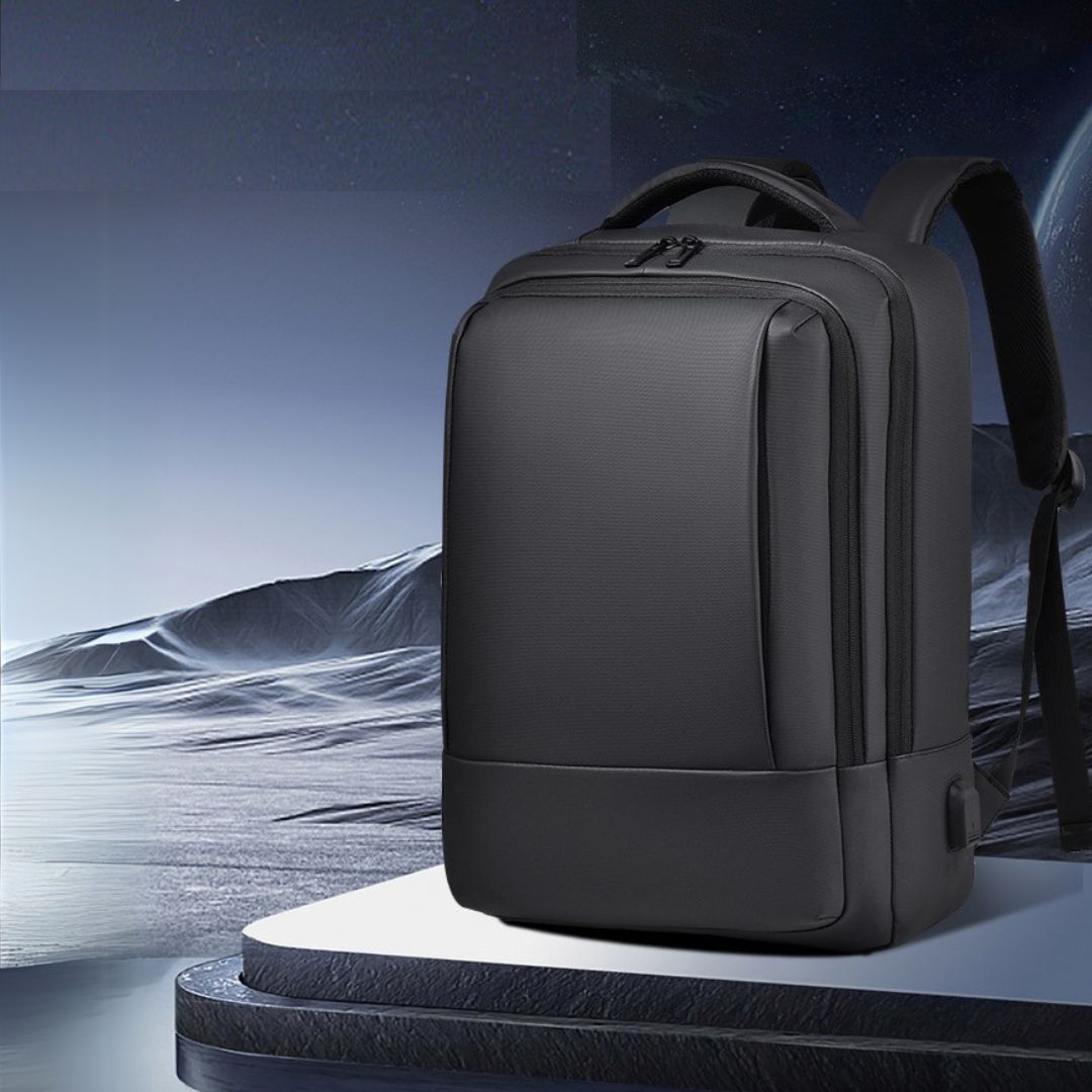 【スマート・防水・ビジネスリュック】 コーティング バックパック スクエア型 2WAY スリム 軽量 薄型 ..