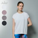 ジュリエ ヨガウェア フィールフライス半袖トップス B1953TUB016 2025AW 夏 秋 Julier 半袖 スポーツウェア レディース かわいい おし...