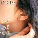 Baqless バックレス ピアス ゴールド シルバー キャッチレス キャッチ一体型 HOOP ZIRCONIA シルバー925 ピアス サージカルステンレス 実用的 機能的 スポーツ おしゃれ シンプル ヨガ ランニング アウトドア フェス ジム プレゼント ギフト クリスマス 送料無料 あす楽