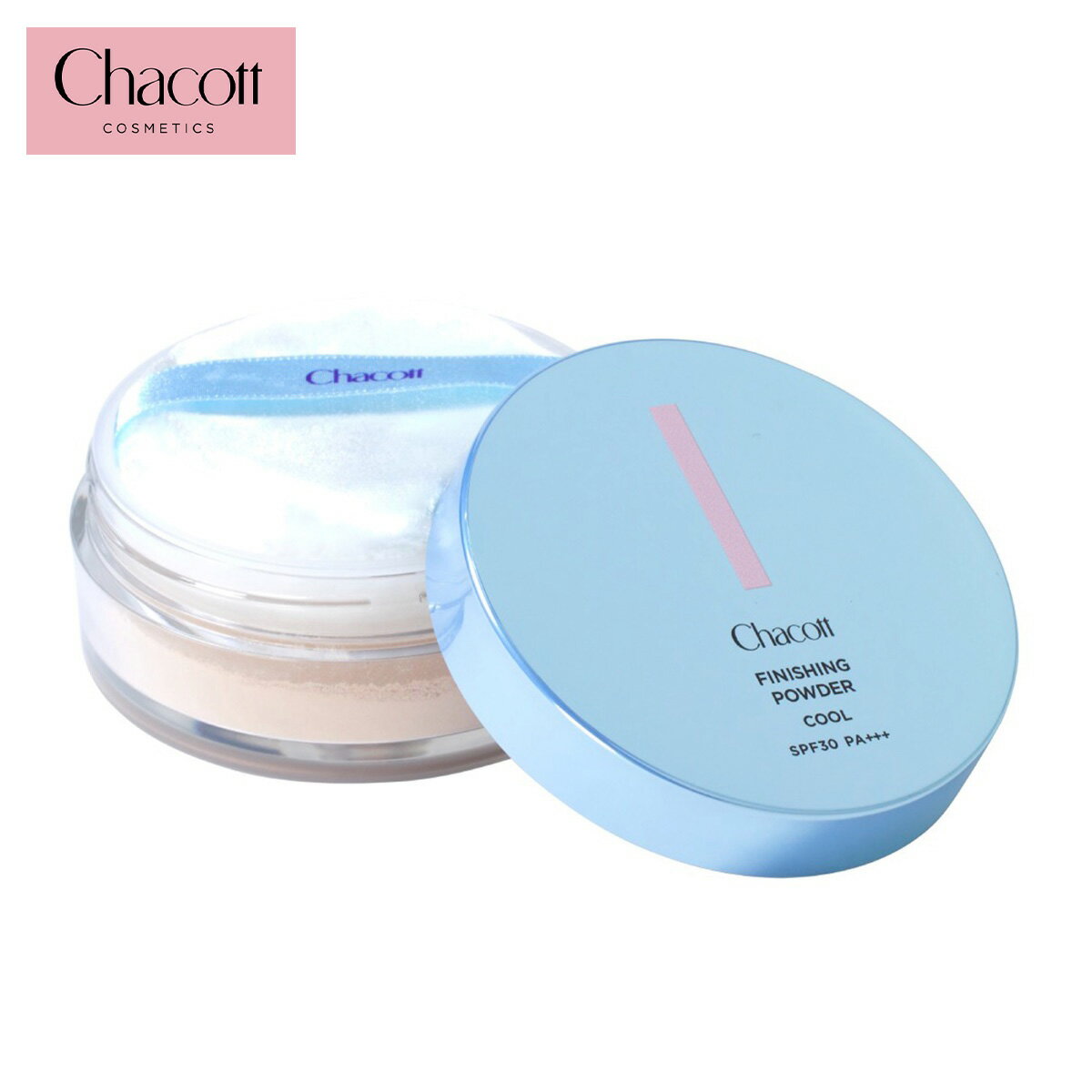 【2024SS】Chacott COSMETICS チャコット コスメティクス フィニッシングUVパウダー クール 505615-0775-48 コスメ フェイスパウダー ベージュ 透明感 トーンアップ UVカット SPF 30 PA +++ 清涼感 ノンケミカル処方 保湿 メール便不可 送料別