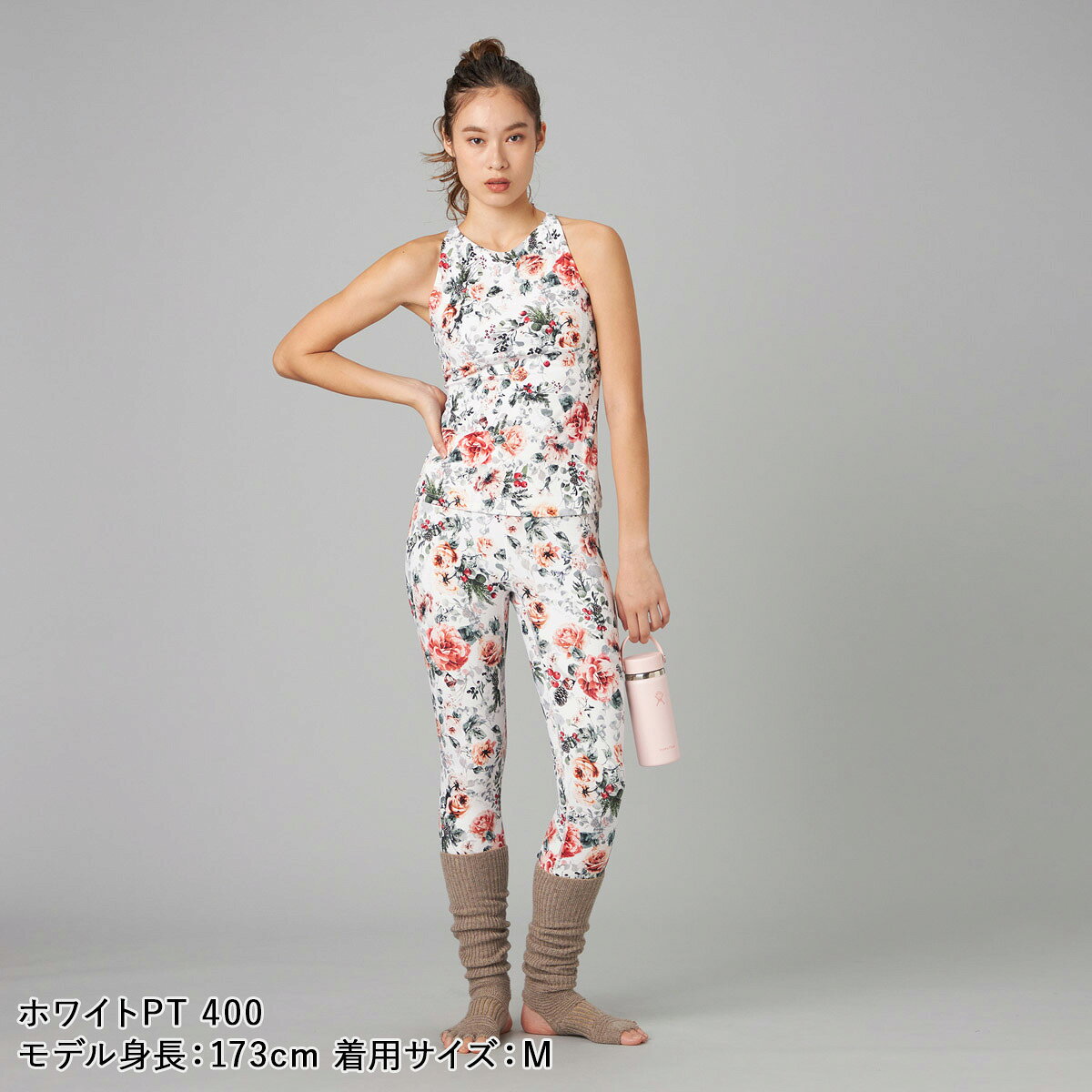 Chacott BALANCE チャコット ヨガウェア レギンス ホリデーローズレギンス 256331-...
