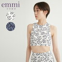 【セール 30%OFF】エミ emmi ヨガウェア トップス ecoドローウィングブラトップ 14WCT244205 2024AW ノースリーブ カップ付き ブ...