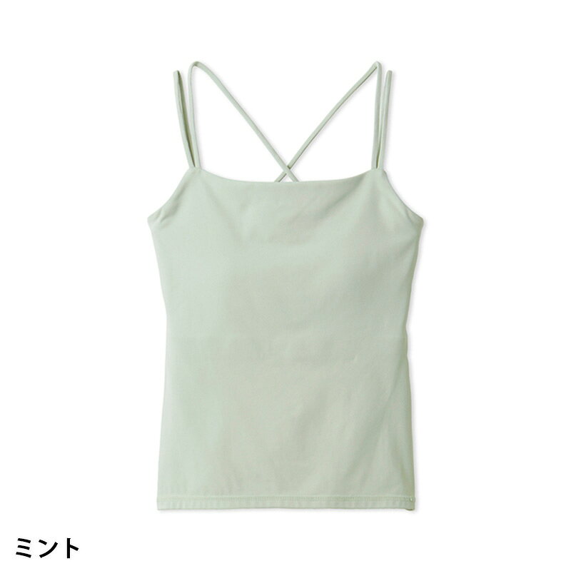 【セール 30％OFF】エミ emmi ヨガ ヨガウェア トップス サステナレッチキャミソール 14WCT252206 カップ付き キャミソール スポーツウェア ホットヨガ レディース おしゃれ かわいい 吸水速乾 接触冷感 UVカット 水陸両用 エコ素材 サステナレッチ ストレッチ 送料無料 style-depot-10007986 スタイルデポ サンプル画像2