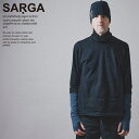 SARGA サルガ ヨガウェア トップス メンズ ウォーマーT WARMER-T SA242-JT50 2024AW 秋 冬 長袖 Tシャツ メンズヨガウェア ...