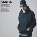SARGA サルガ ヨガウェア トップス メンズ ブロックフーディー BLOCK HOODIE SA242-JH51 2024AW 秋 冬 長袖 パーカー メン...