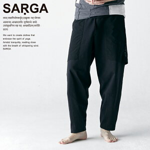 SARGA サルガ ヨガウェア ヨガパンツ SWEAT LONG PANTS JP07 春夏 メンズヨガウェア スポーツウェア メンズ ユニセックス アウトドア ヨガ 外ヨガ ビーチヨガ CORDURA 吸水速乾 撥水加工 送料無料 あす楽 ◇◇